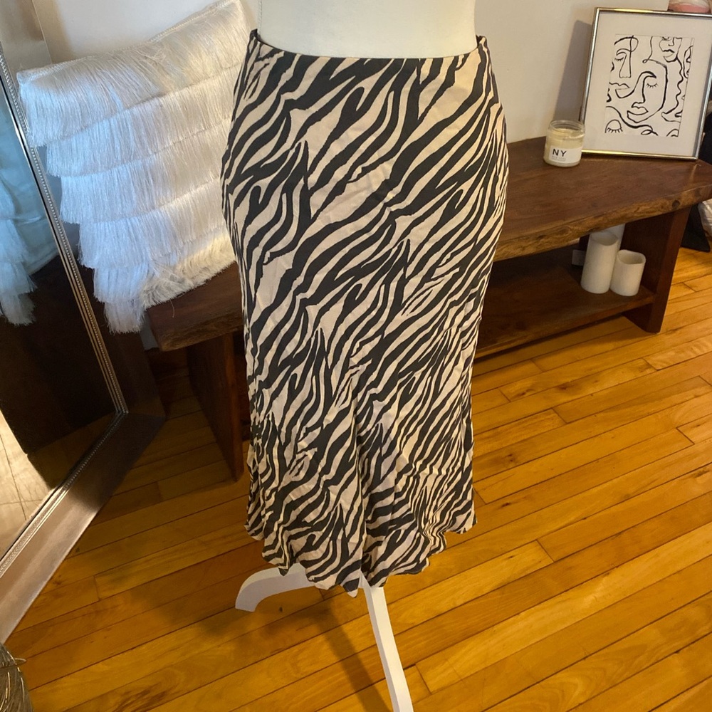 Ankle Length zebra skirt size small